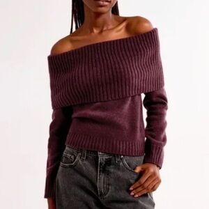 NWT Abercrombie off the shoulder sweater